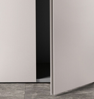 SM2012 - Alterna hinged wardrobe with Grip door and Windy walk-in closet